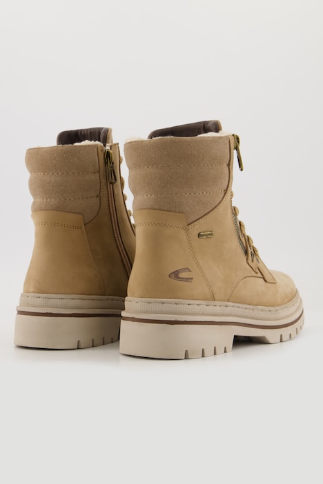 Sympatex-Lederboots, Camel Active, Komfortweite