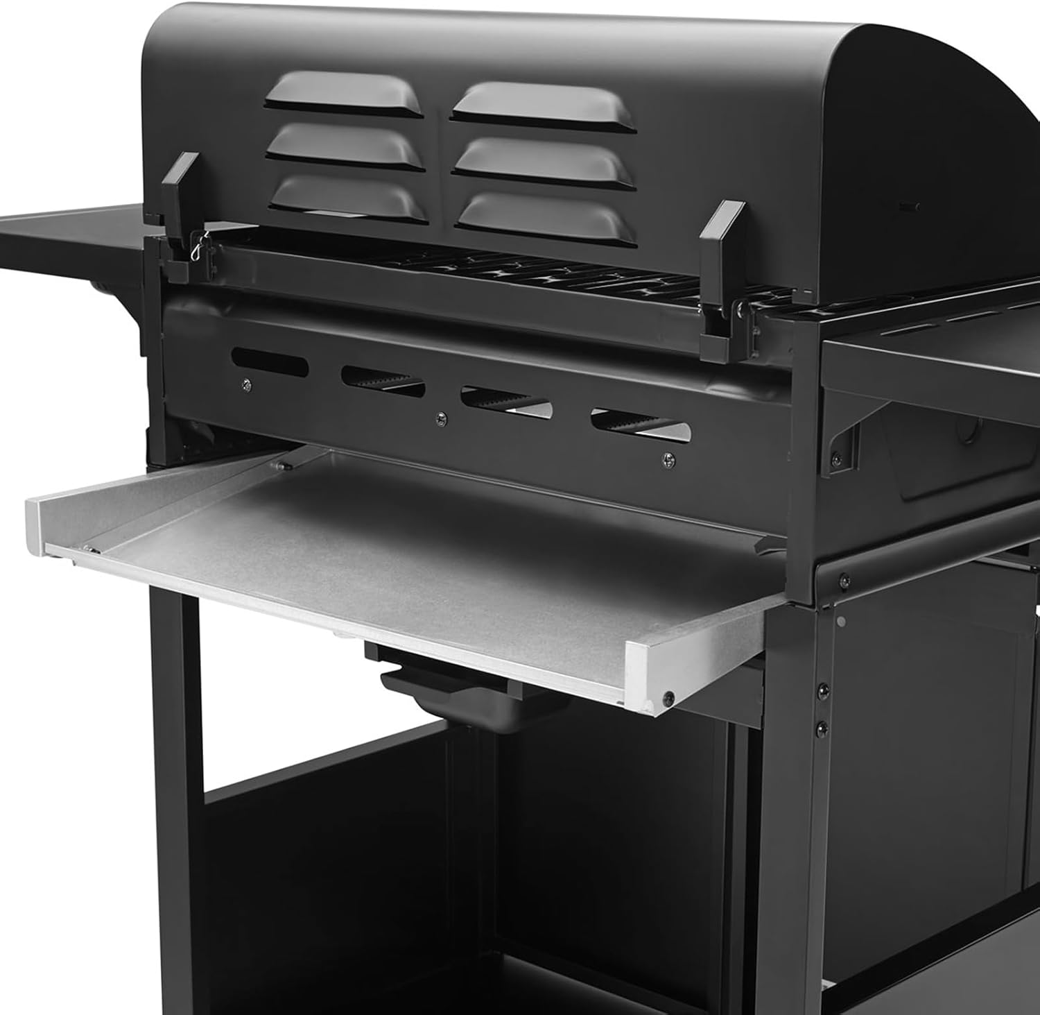 TAINO BASIC 4+1 BBQ Gasgrill Grillwagen Edelstahl-Brenner + Seitenkocher Grill TÜV (BASIC 4+1 Gasgrill)