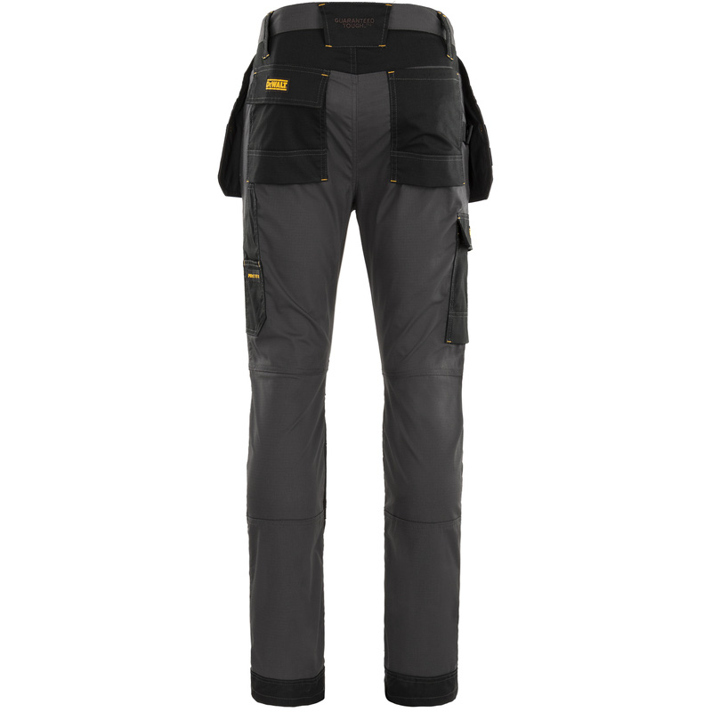 DeWALT Aspen werkbroek met holsterzakken en kniezakken 56 zwart/grijs