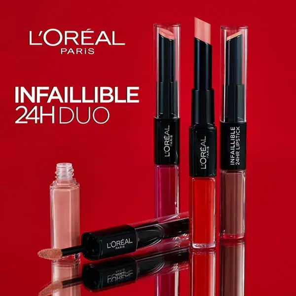 Batom Duo L'Oréal Paris Infallible 24h nº 506 Vermelho Infallible 5,6ml