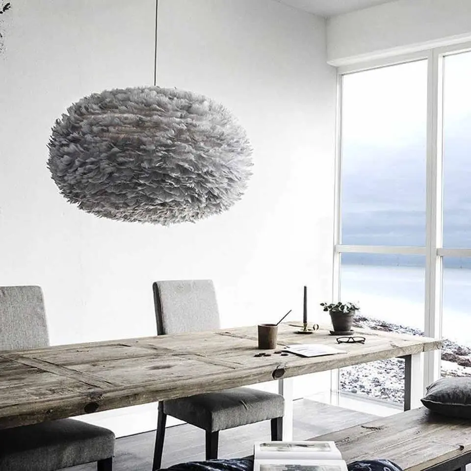 Umage Eos X-large lampenkap light grey - Ø 75 cm