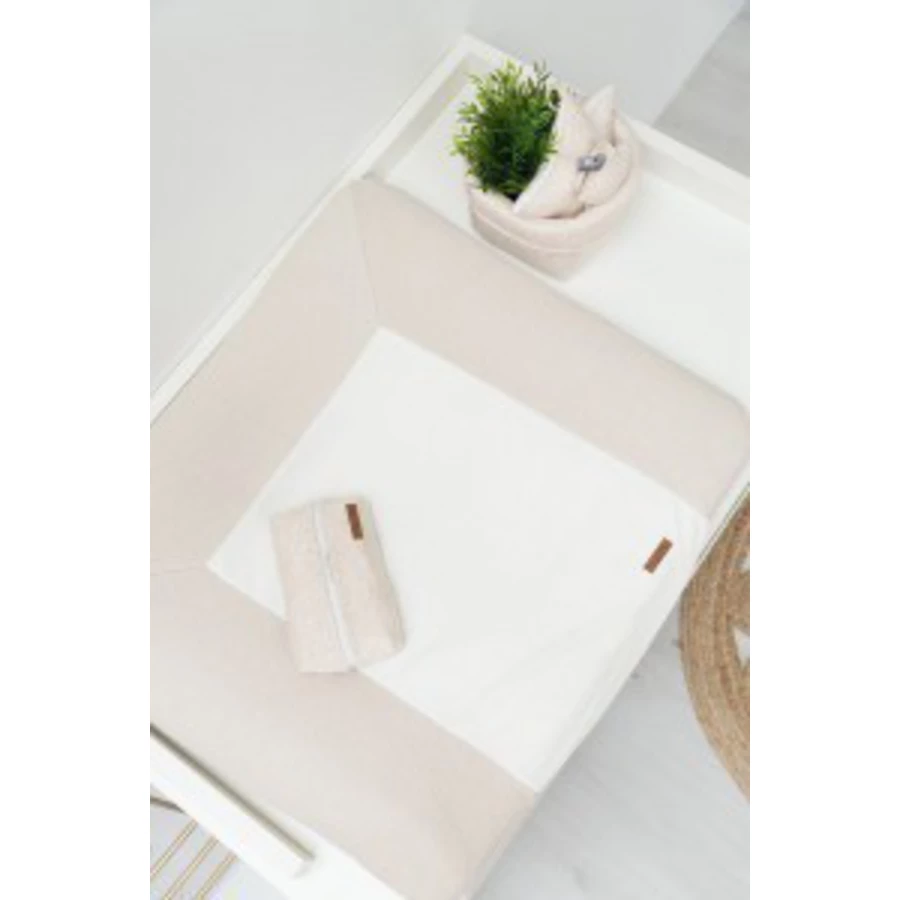 baby's only Wickelauflagenbezug Classic silbergrau 75x85 cm