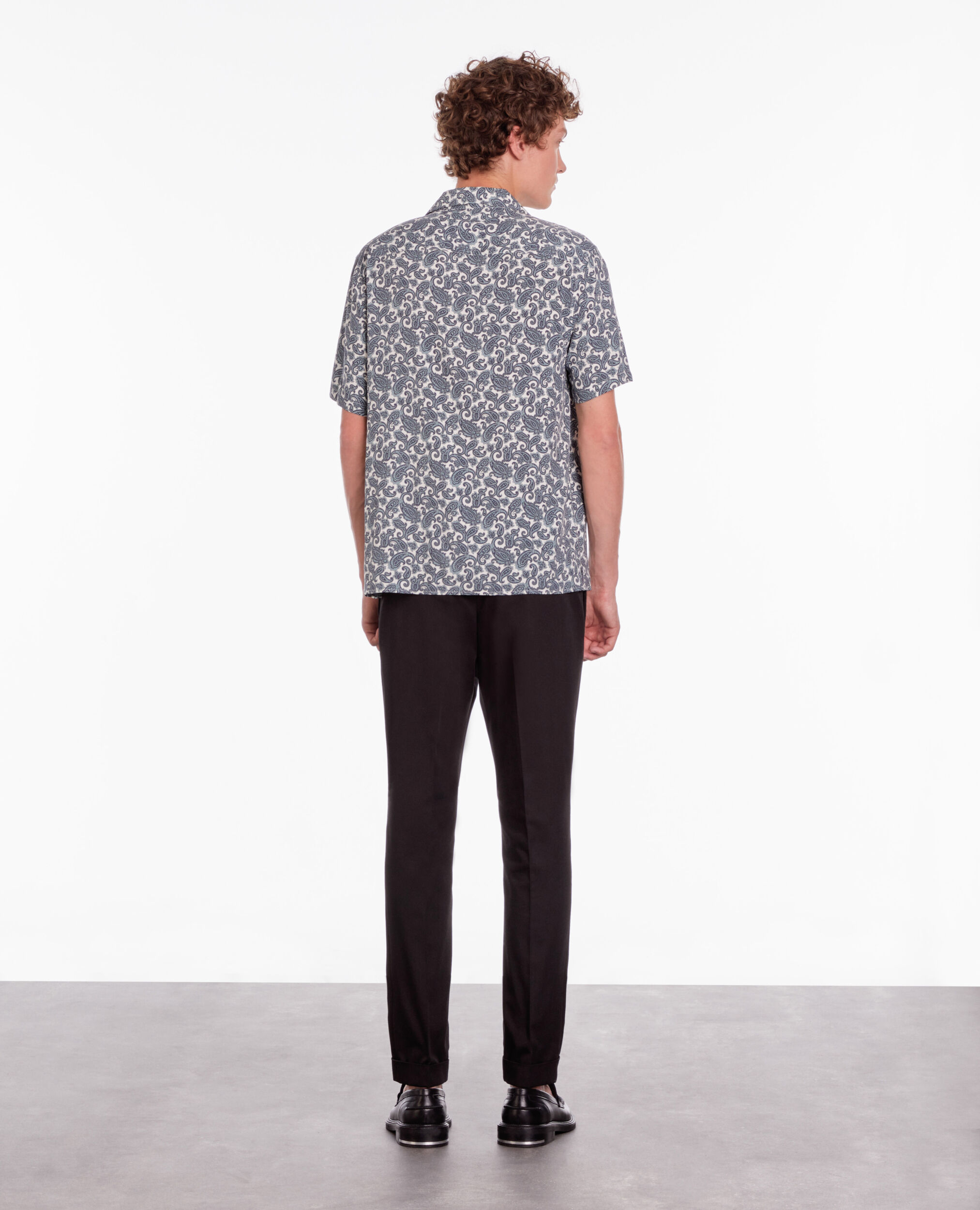 Chemise imprimée manches courtes