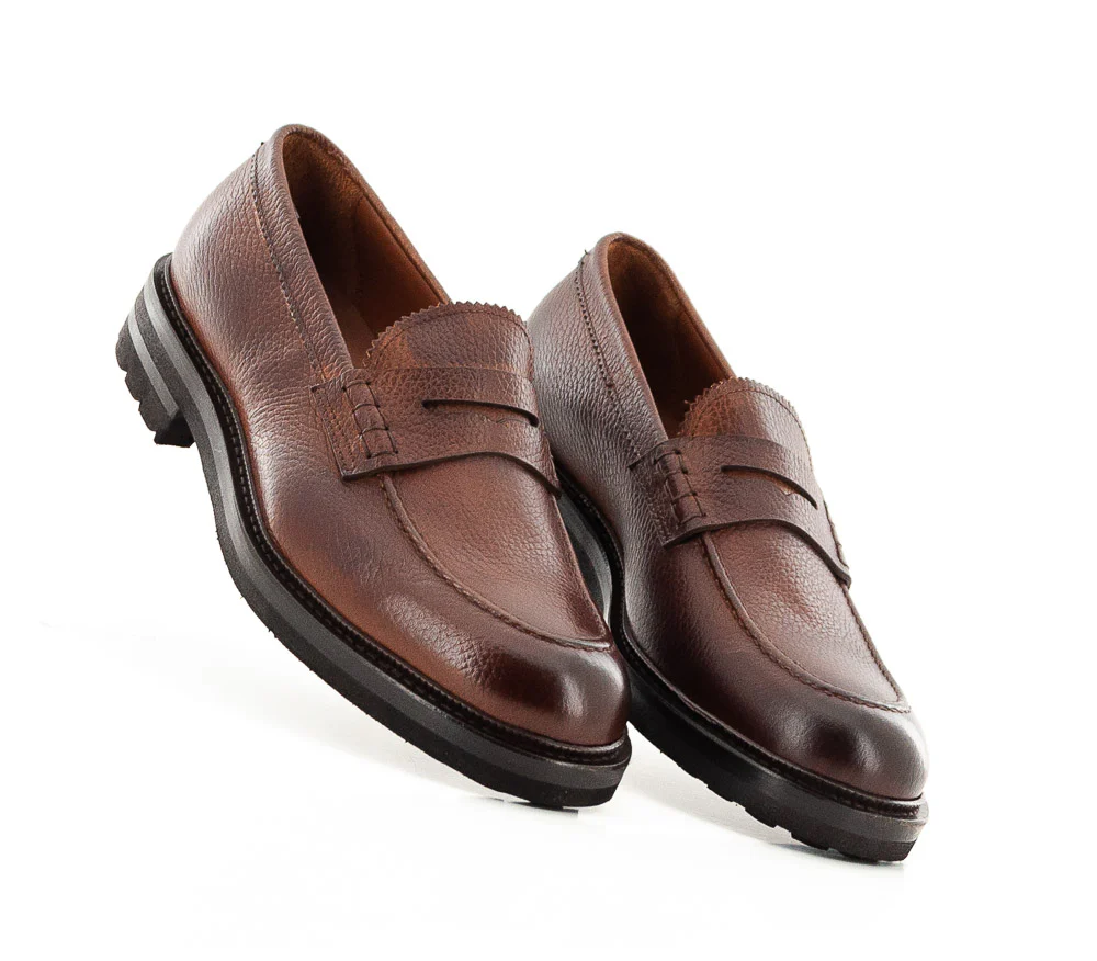 UPPER SHOES - M505 MOC COGNAC
