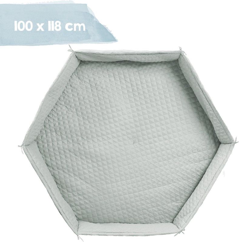 Roba - Style - Boxinzet - Frosty Green - 100% Polyester - Ø114cm