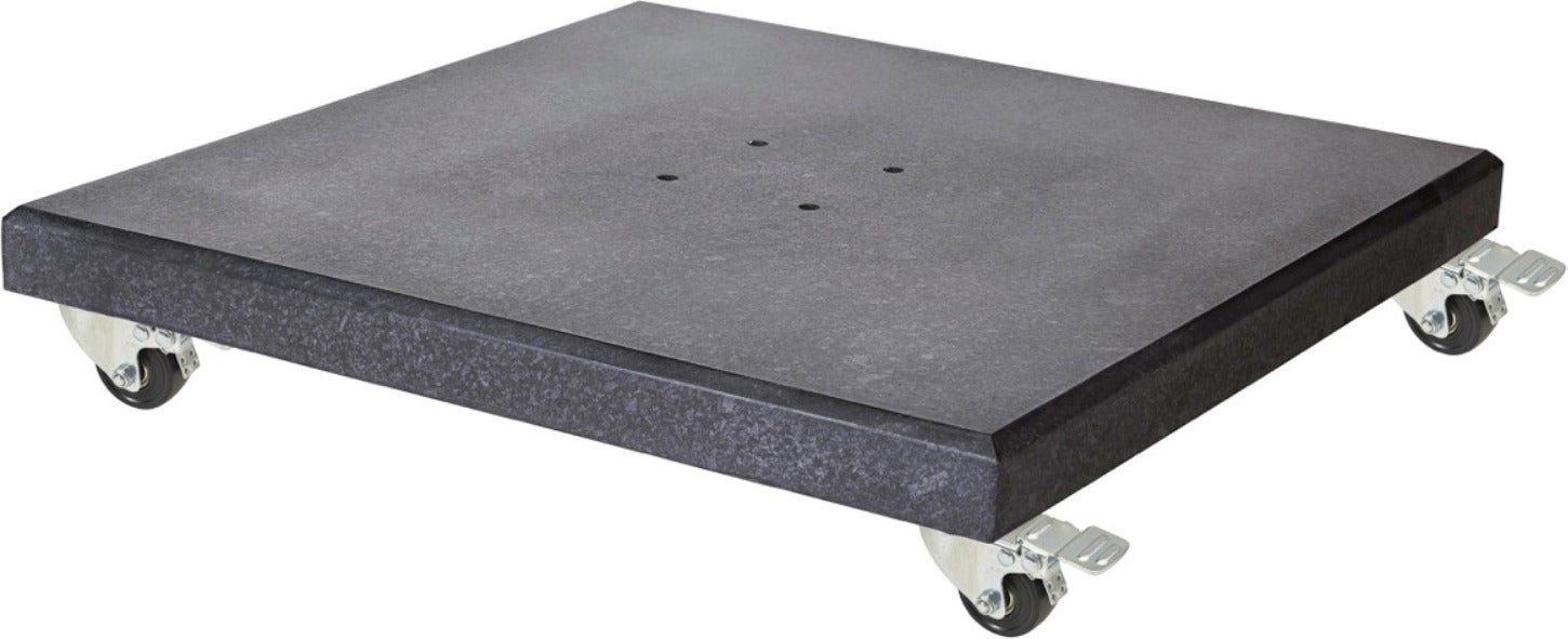 Platinum Outdoorable parasolvoet Modena zwart 120 kg 80 x 80 x 15,5 cm