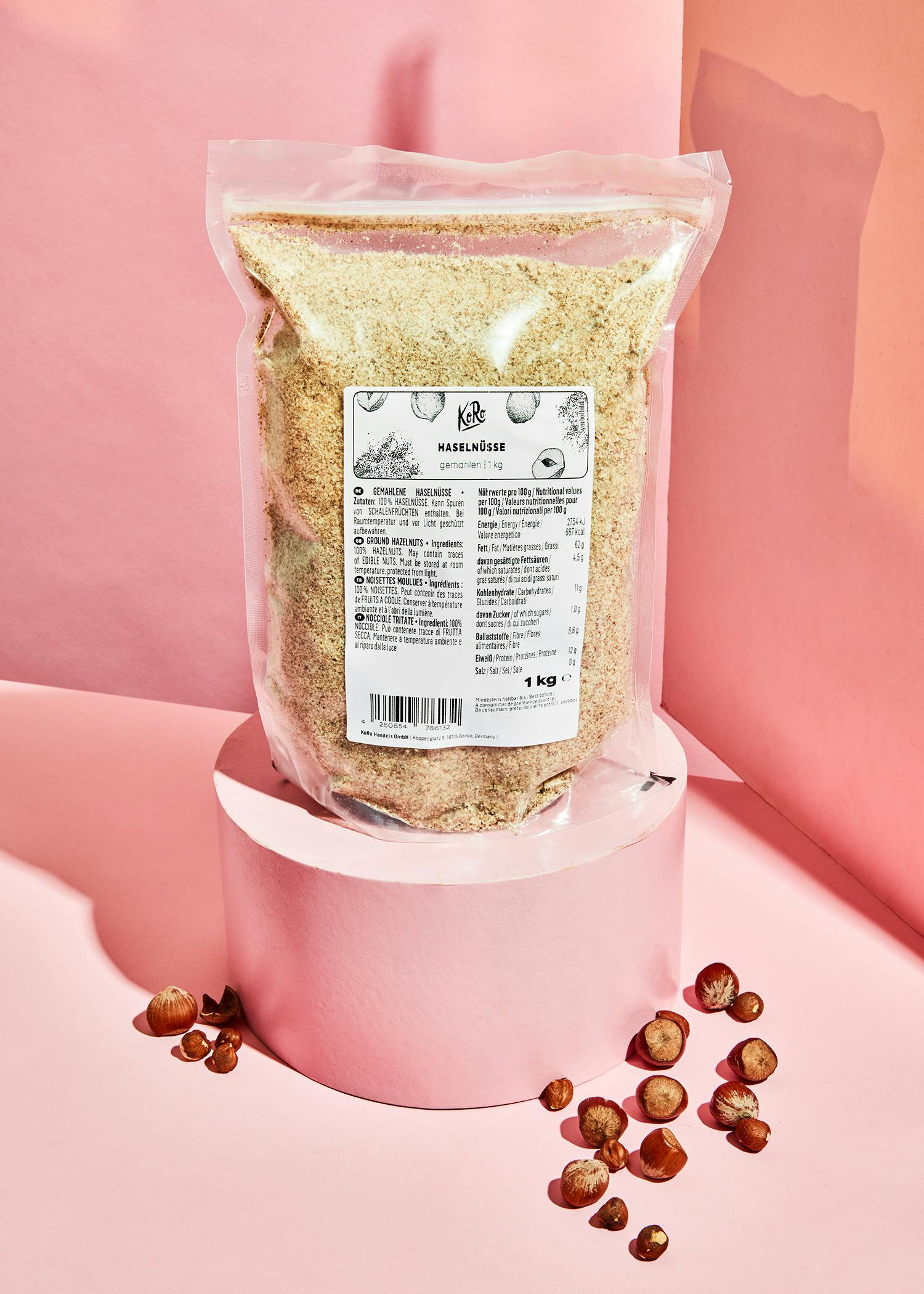 Gemahlene Haselnüsse 1 kg