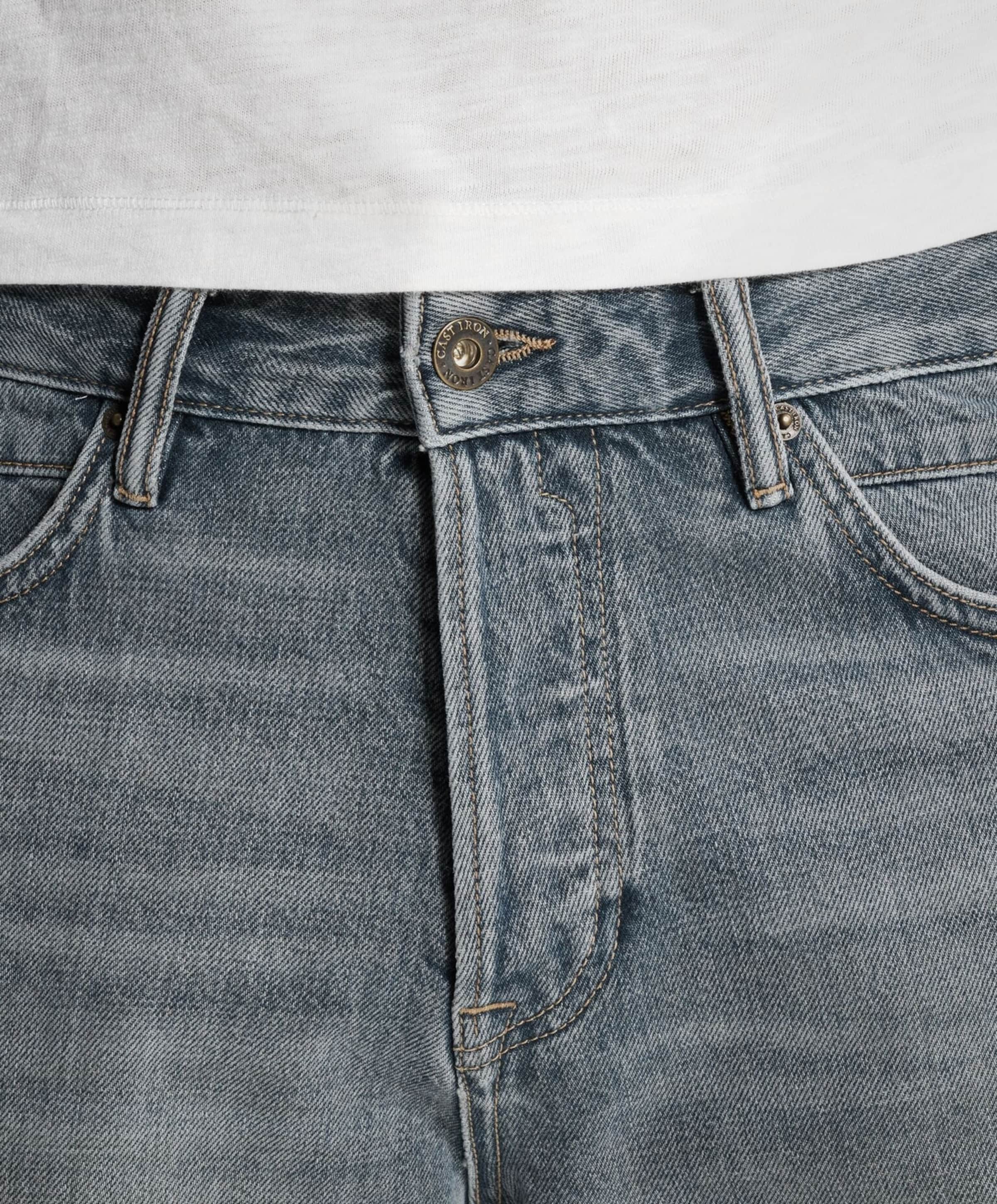Cast Iron VALVER SHORTS GREY GREEN SUMMER heren korte broek blauw
