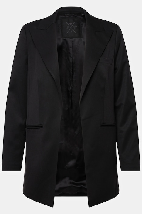 Blazer, Wollmischung, Reverskragen, Rückenschlitz