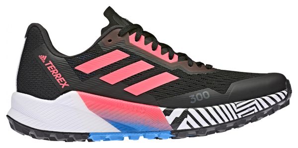 Chaussures de Trail Running Femme Adidas Terrex Agravic Flow 2 Noir Rouge