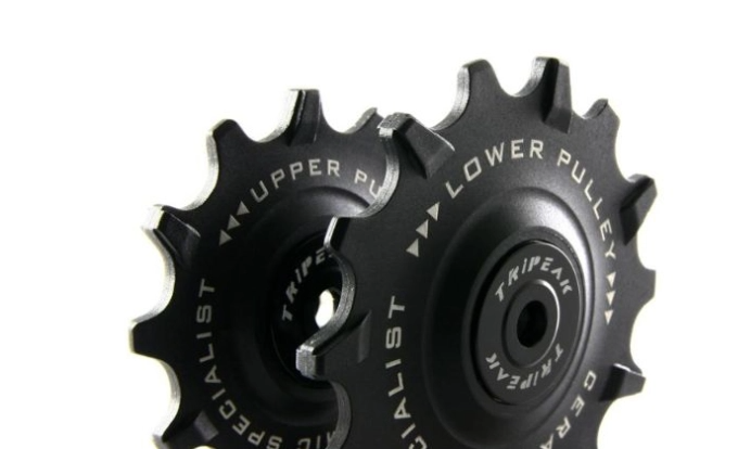 Tripeak pulleyhjul keramiske lejer 12T/14T Shimano sort