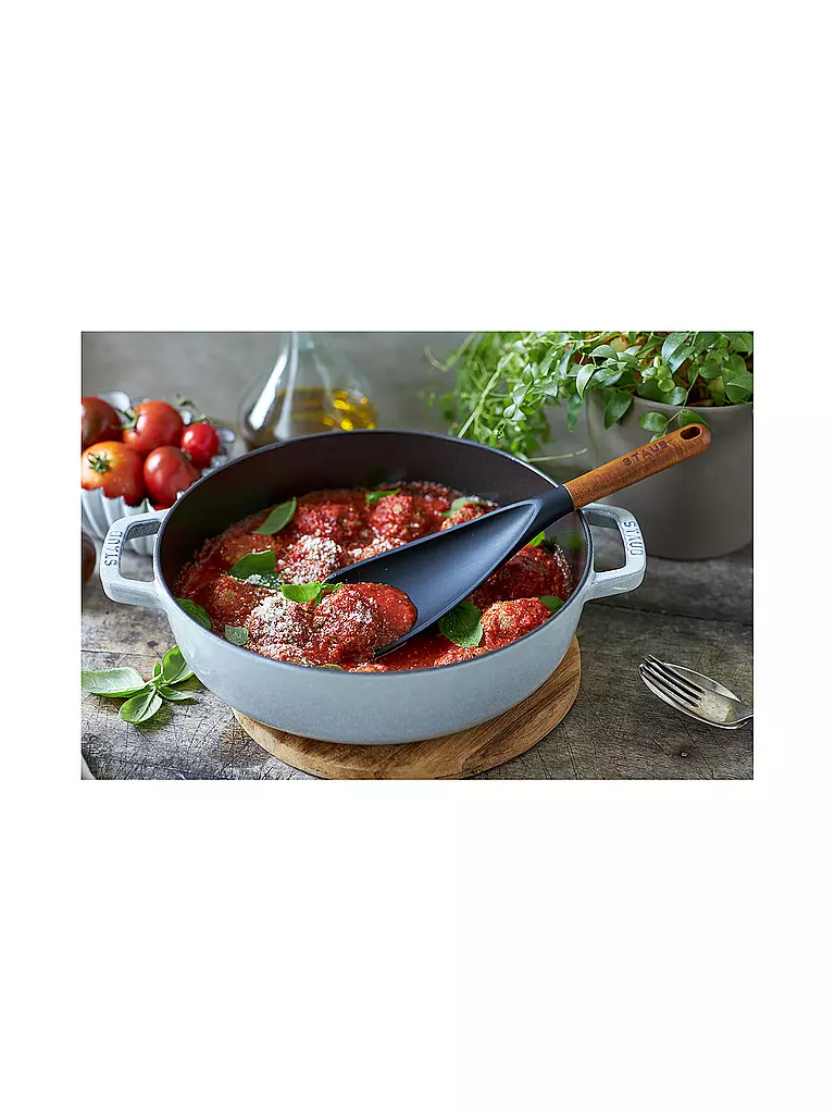 STAUB Universallöffel 30cm Akazie / Silikon braun
