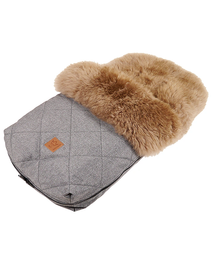Buggy-Fußsack NELLY CAPPUCCINO in anthracite