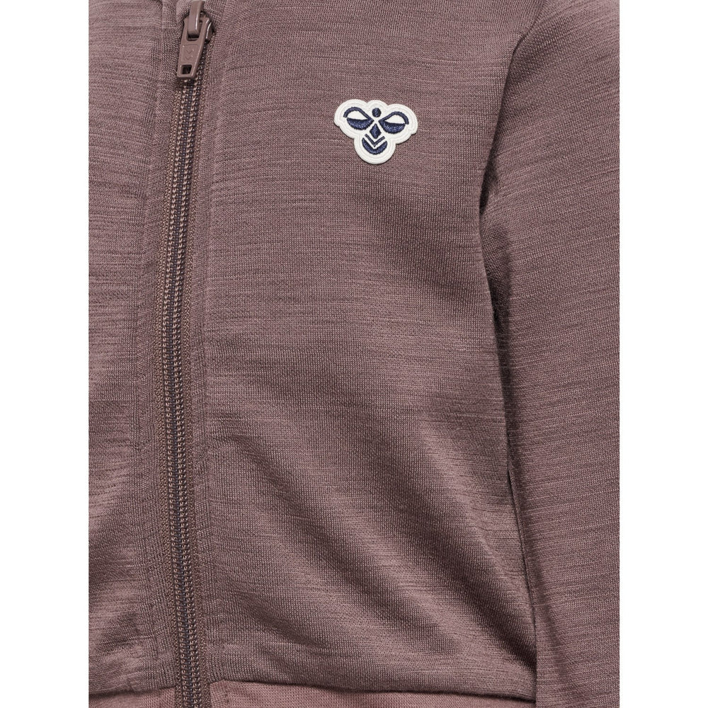Køb Hummel Twilight Mauve Mini Uld Zip Jakke Bee