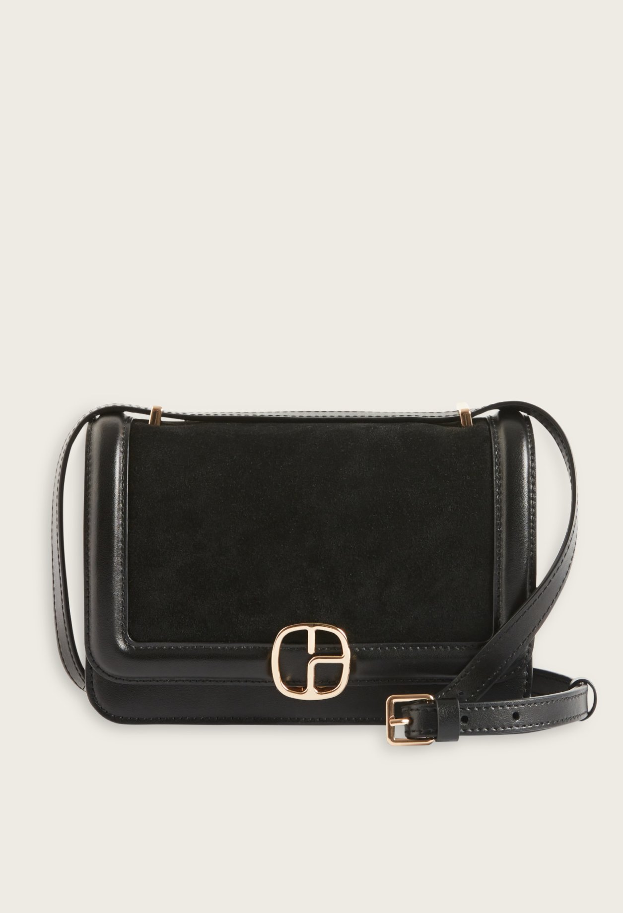 Sac Alberto cuir su&egrave;de noir