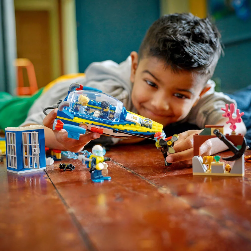 LEGO®CITY 60355 - MISSIONS DES DETECTIVES DE LA POLICE SUR L’EAU