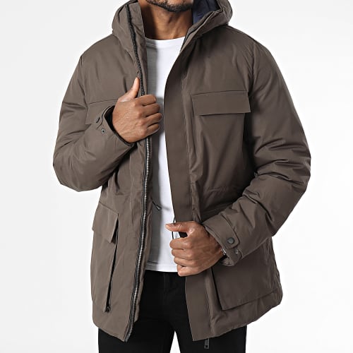 Parka Capuche XZ-62152 Vert Kaki