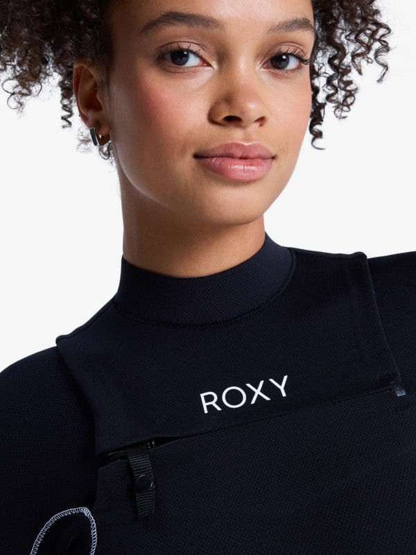 2/2mm Elite Xtra Stretch Springsuit manches longues front zip Noir Femme