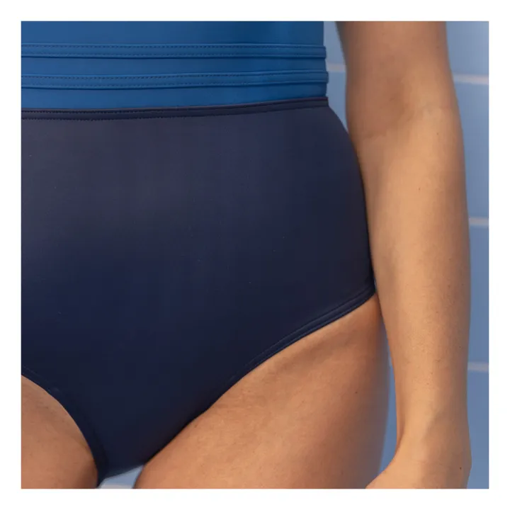 Smoon Maillot de Bain Menstruel - Flux Moyen | Bleu