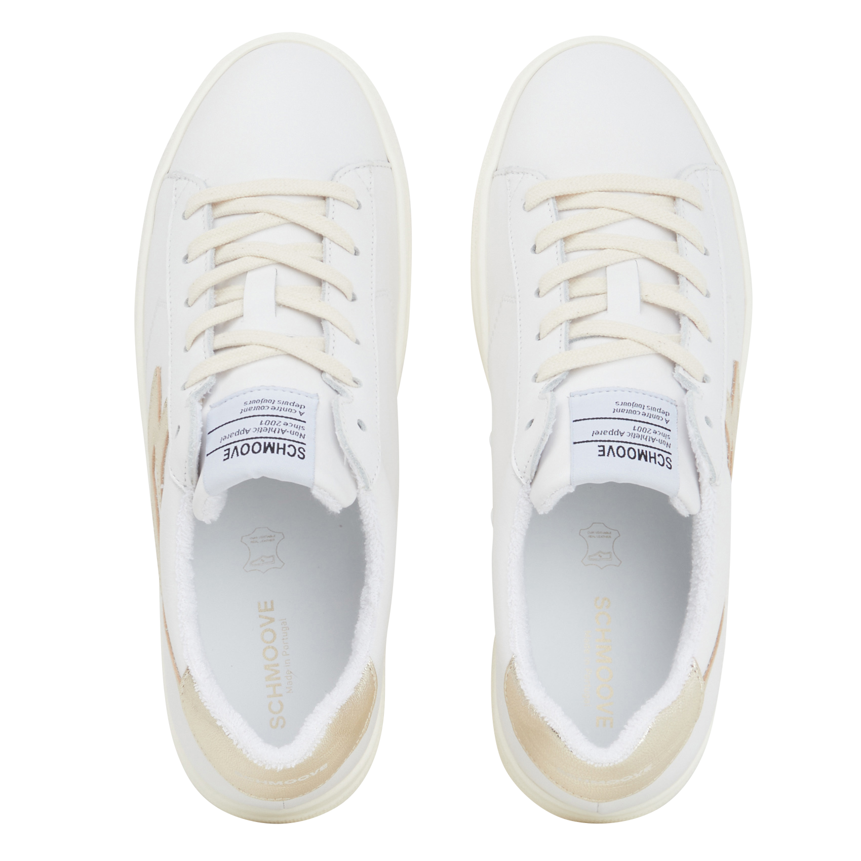 SPARK SIGNATURE - Baskets basses en cuir lisse | Multicolore