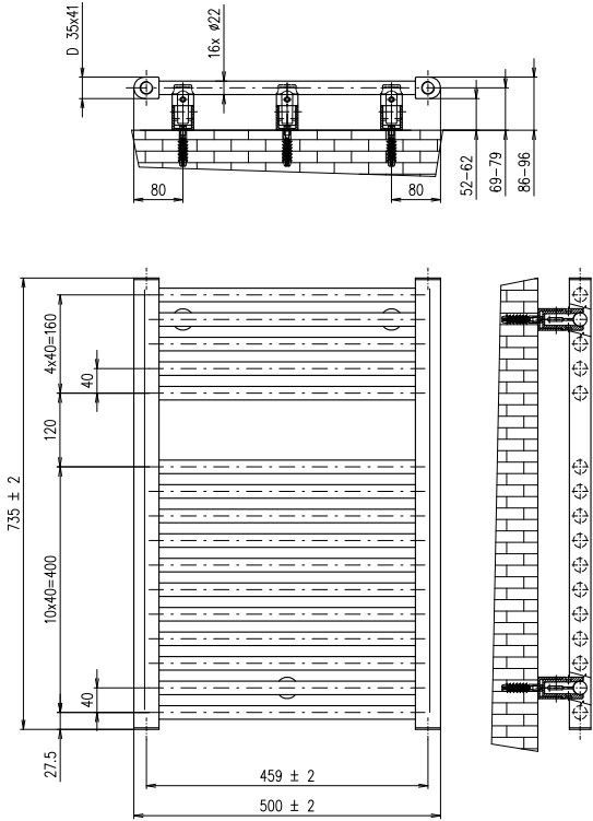 Plieger - Palermo NXT - Designradiator - Pergamon - 60x73.5cm - 434W
