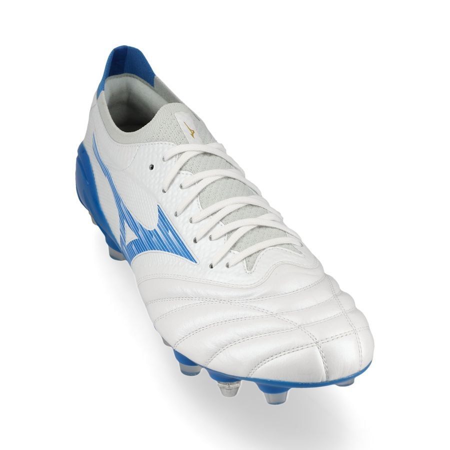 Mizuno Morelia Neo IV Beta Elite SG Mugen - Blanc/Bleu
