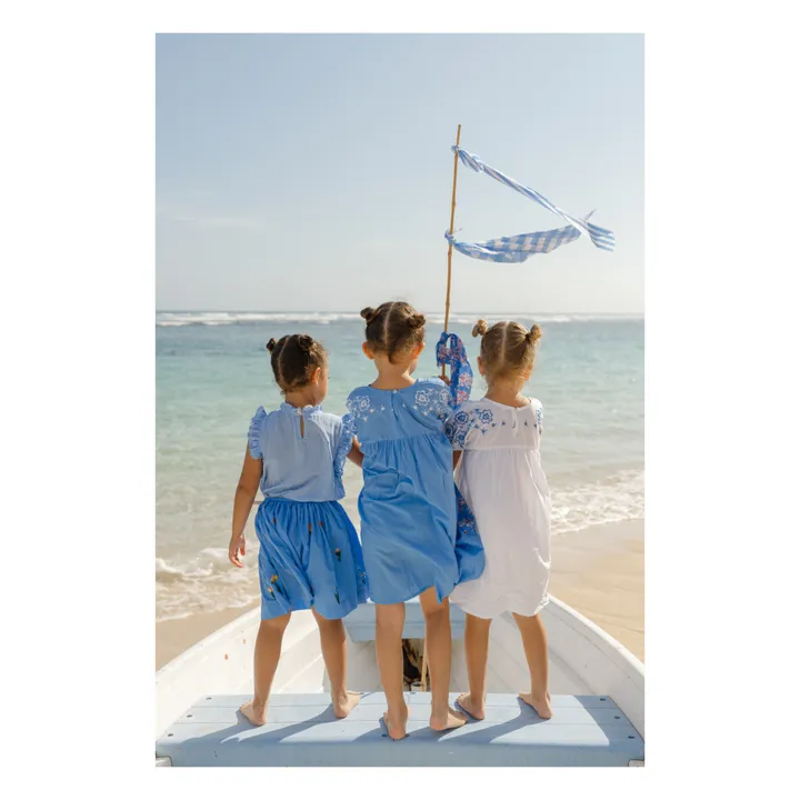Kidsagogo Robe Paulina Fleurie | Blanc