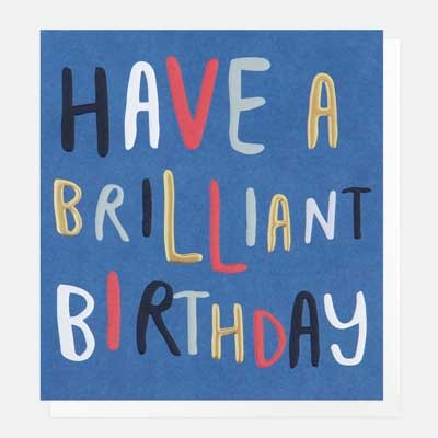 Brilliant Birthday Card