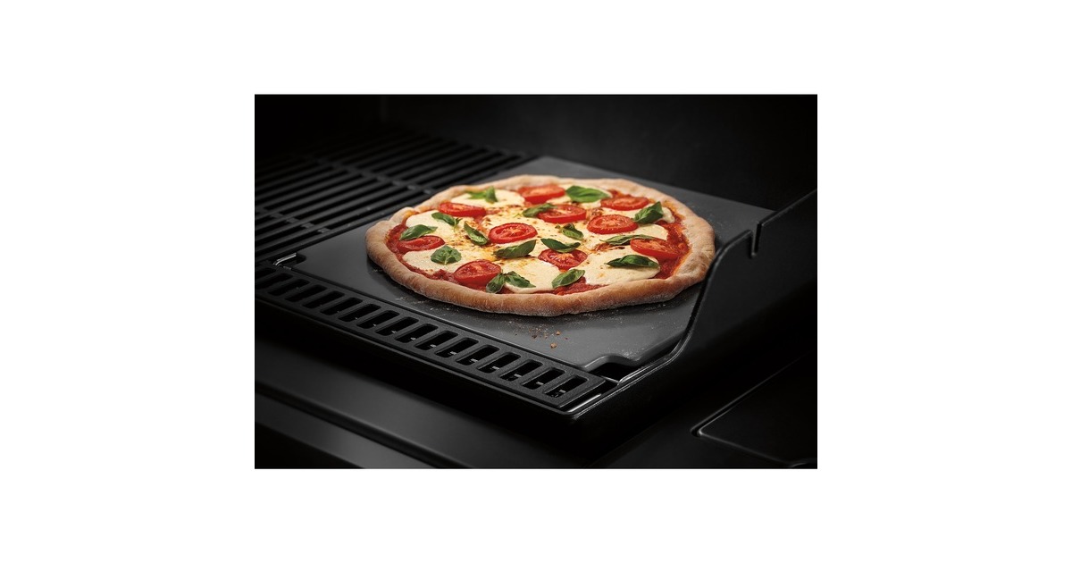 WeberCRAFTED-geglazuurde grillsteen​ pizzasteen  (Grijs)