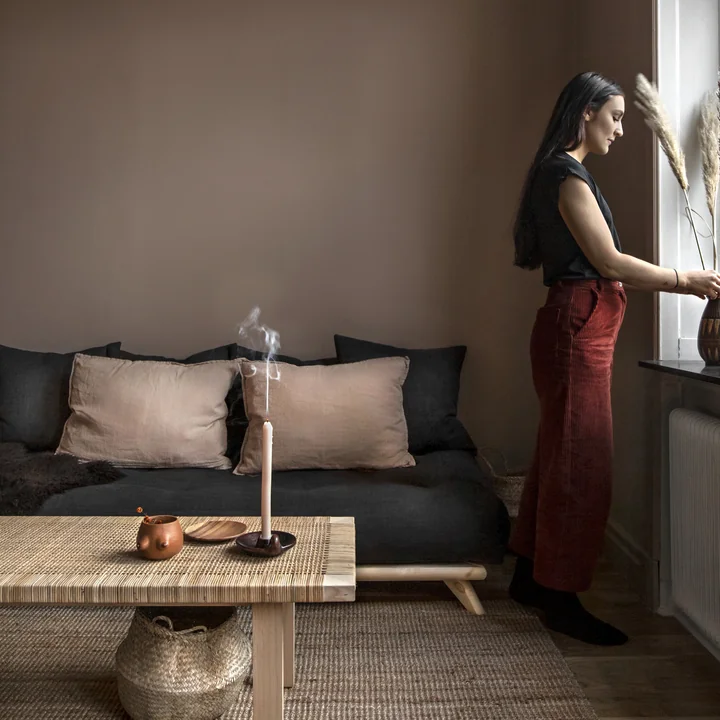 Karup Design - Senza Sofa, Kiefer natur / dunkelgrau
