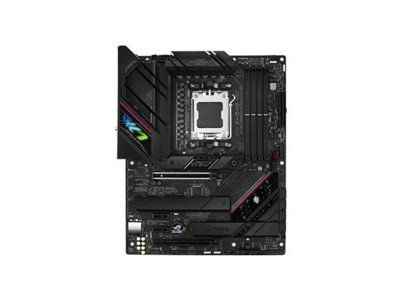 ASUS ROG Strix B650E-F Gaming WiFi - Bundkort - ATX - Socket AM5 - AMD B650 Chipset - USB-C 3.2 Gen 2x2, USB-C 3.2 Gen2, USB 3.2 Gen 2, USB 3.2 Gen 1 - 2.5 Gigabit LAN, Wi-Fi 6, Bluetooth - onboard grafik (CPU påkrævet) - HD Audio (8-kanaler)