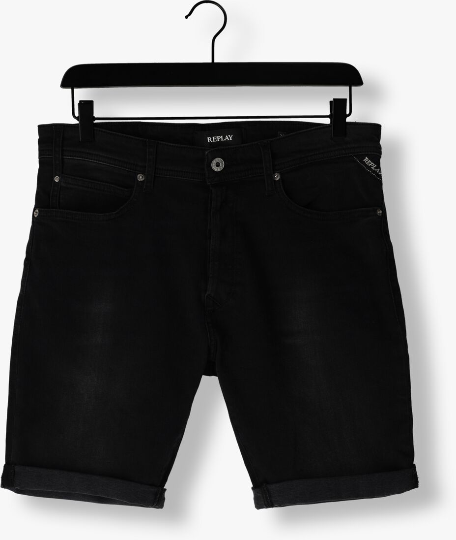 REPLAY donkergrijze replay shorts rbj.981 short