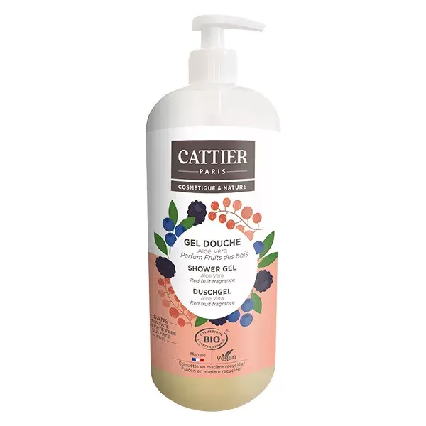 Gel de Banho Cattier Organic Frutas Silvestres 1L