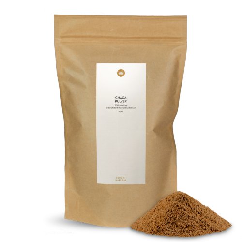 Sunday Natural Products  Chaga PilzPulverWildsammlung