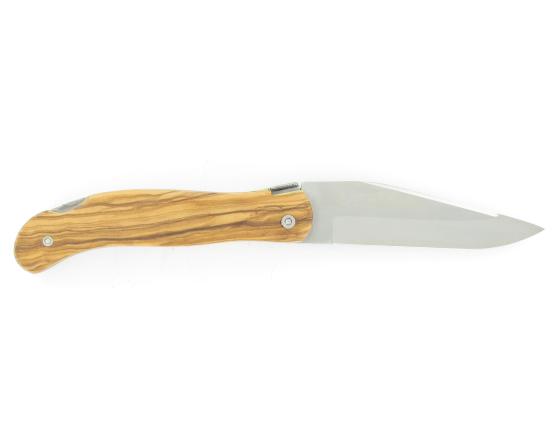 Laguiole Cube Grande Nature 12 cm - Manche Olivier Couteau de Poche par l'Arbalète