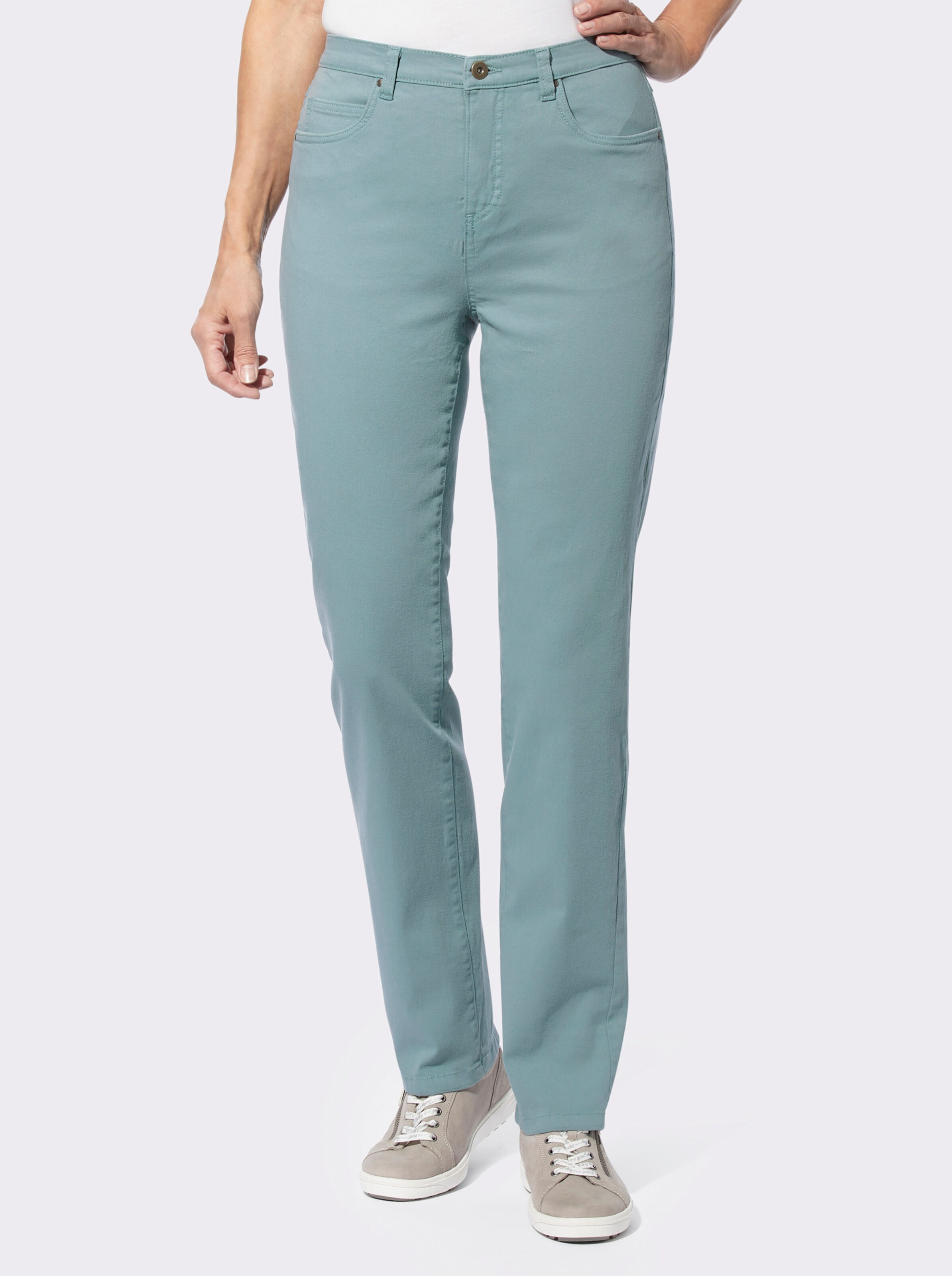 5-Pocket-Hose mit seitlichem Dehnbund