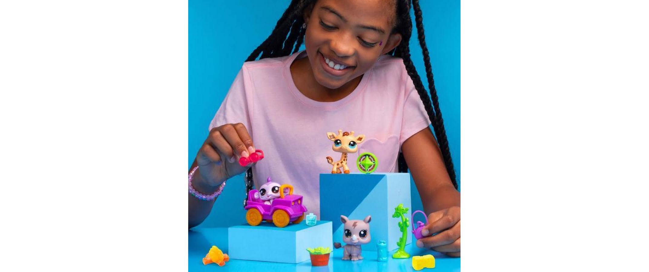 Spielfigurenset Littlest Pet Shop – Safari SetSafari-Spielset