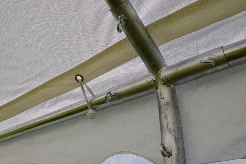 Partytent 4x4 PE - Vierkant - 16m² - Geschikt voor 15-25 Personen