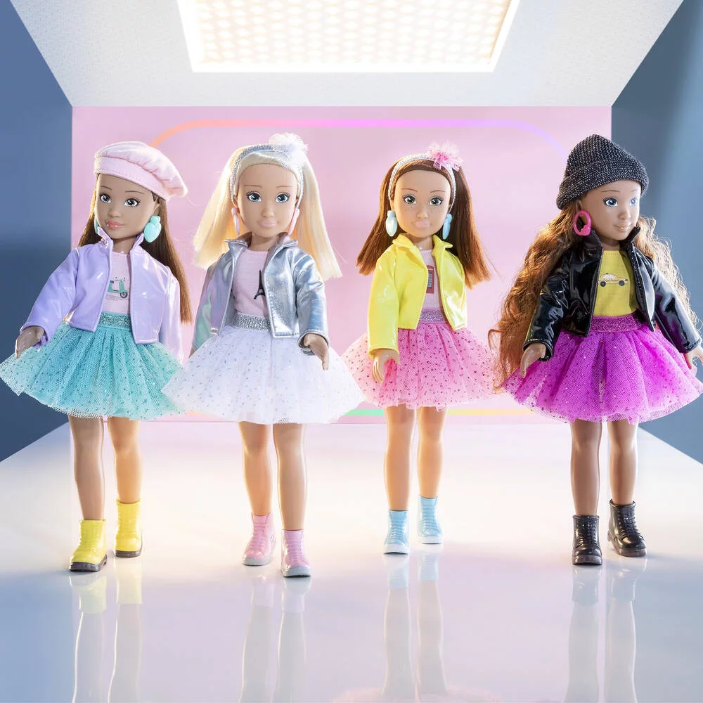 COROLLE GIRLS - POUPEE MANNEQUIN - COFFRET ZOE FASHION WEEK LONDRES  - 28 CM