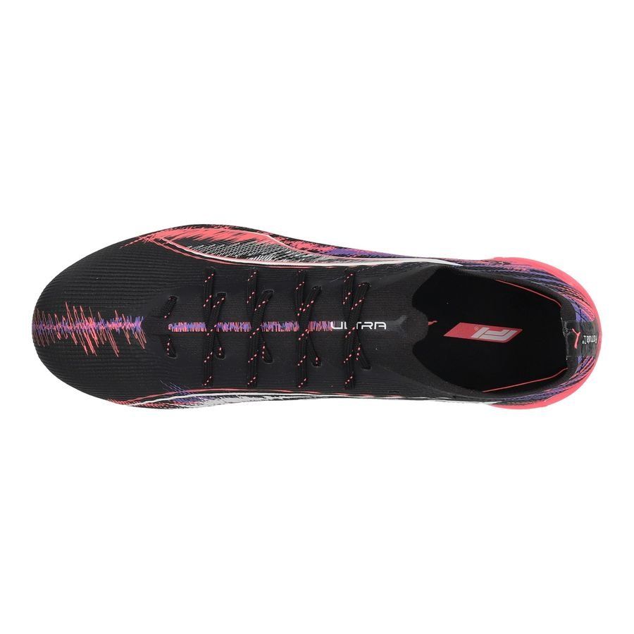PUMA Ultra 5 Ultimate FG Formula 1 - Noir/Blanc/Crépuscule/Dark Amethyst ÉDITION LIMITÉE