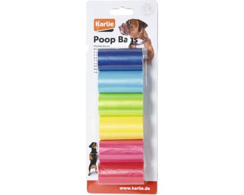 Karlie Poepzakjes Regenboog 6 x 20 stuks (120 zakjes)