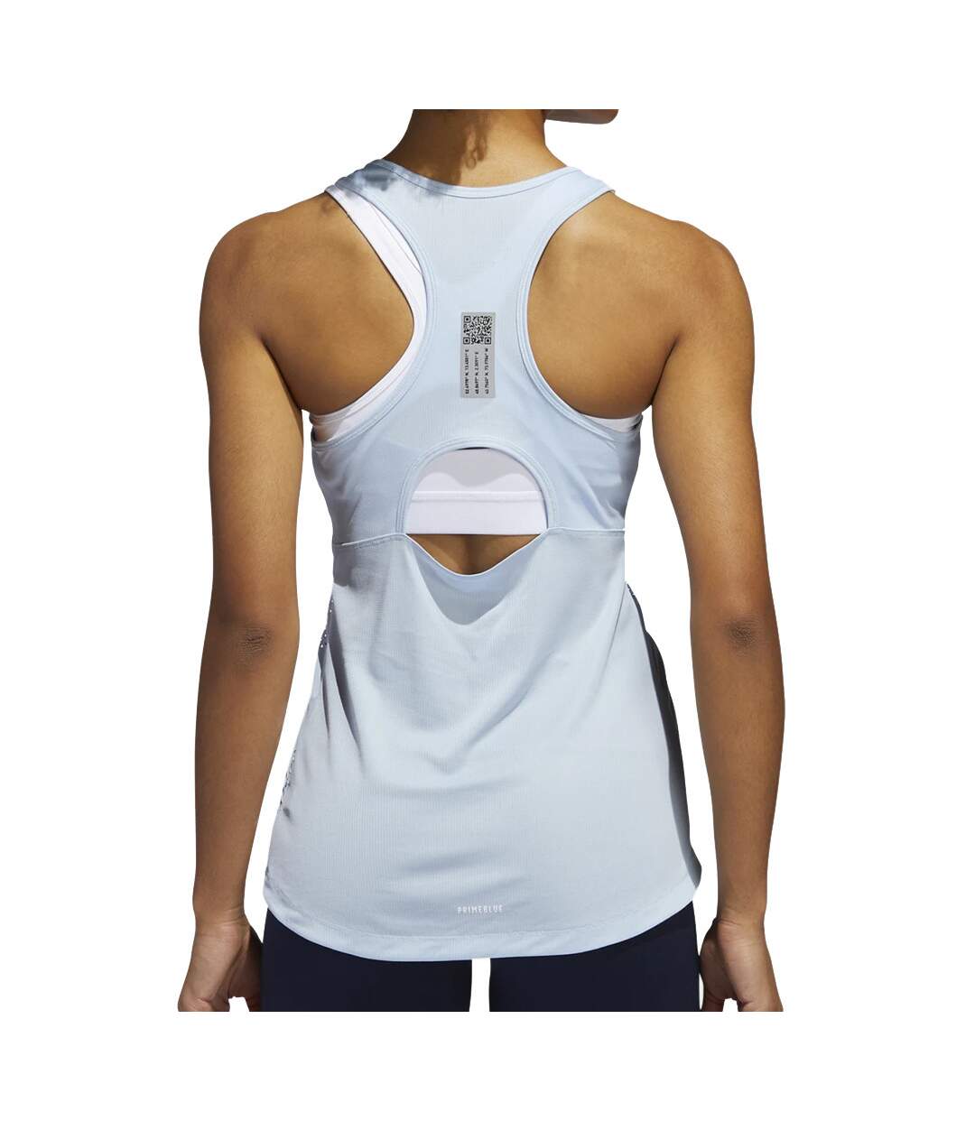 Débardeur bleu ciel femme Adidas P.Blue Tank Ciel