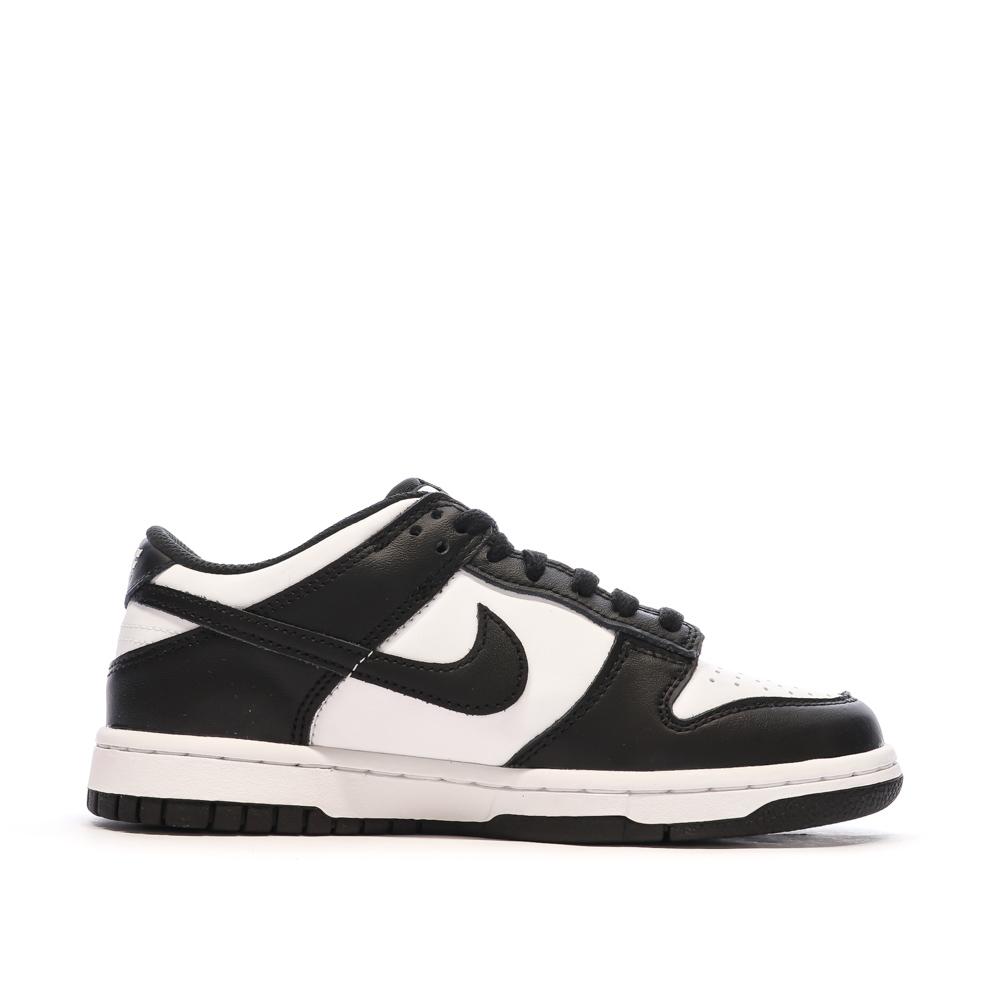 Nike Baskets Blanches/Noires Enfant Nike Dunk Low