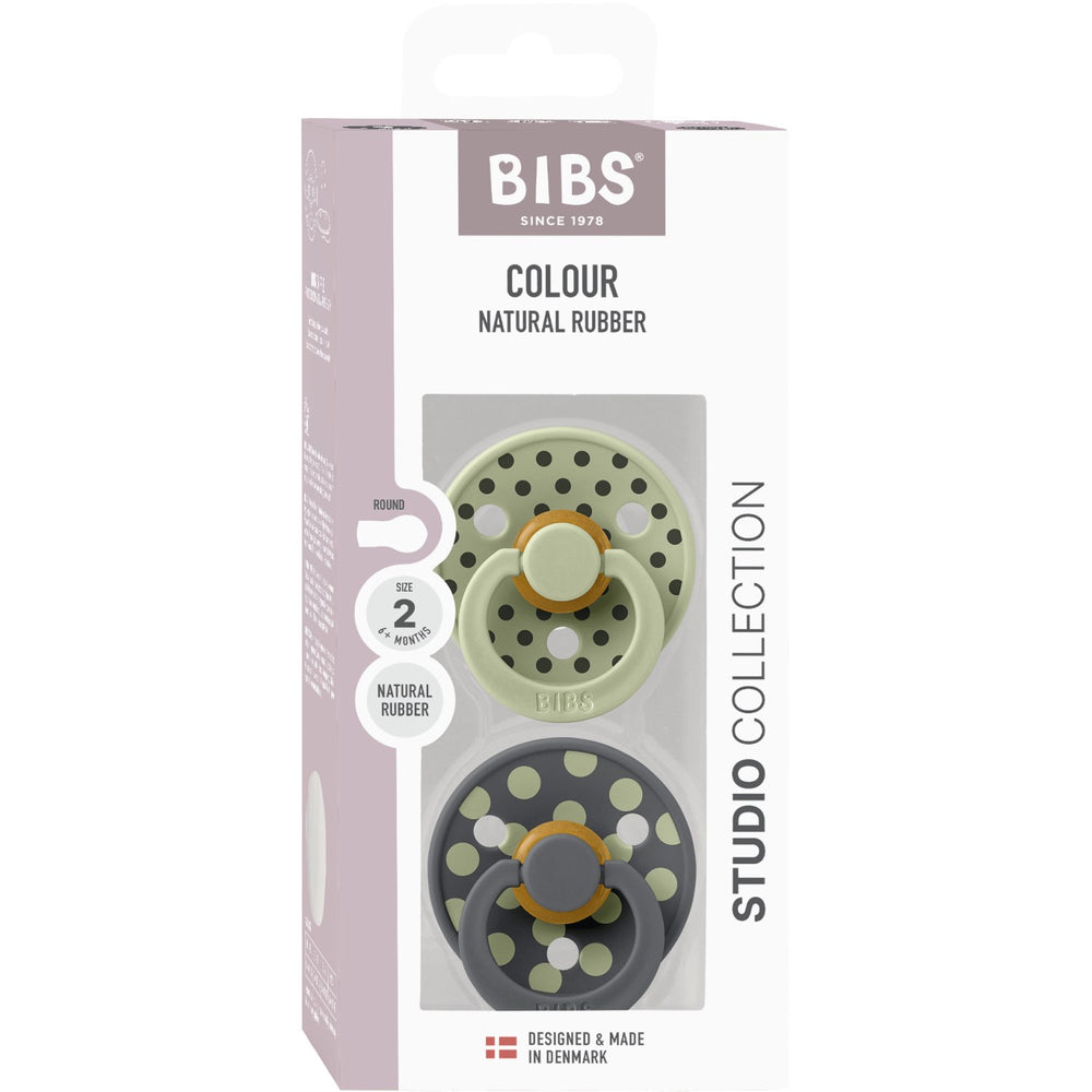 Køb Bibs Sage/Iron Sut Studio Colour 2-Pak Polka Latex
