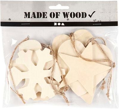 Creativ Company Hobbysett Juleoppheng Vinter 6-pack