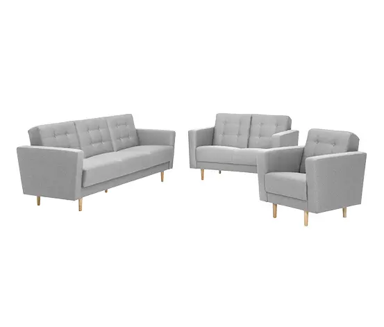 3-Sitzer-Schlafsofa »Janny«, hellgrau