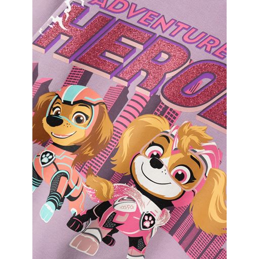 Name It Oditte Paw Patrol Sweatshirt, Lavender Mist, 86 cm