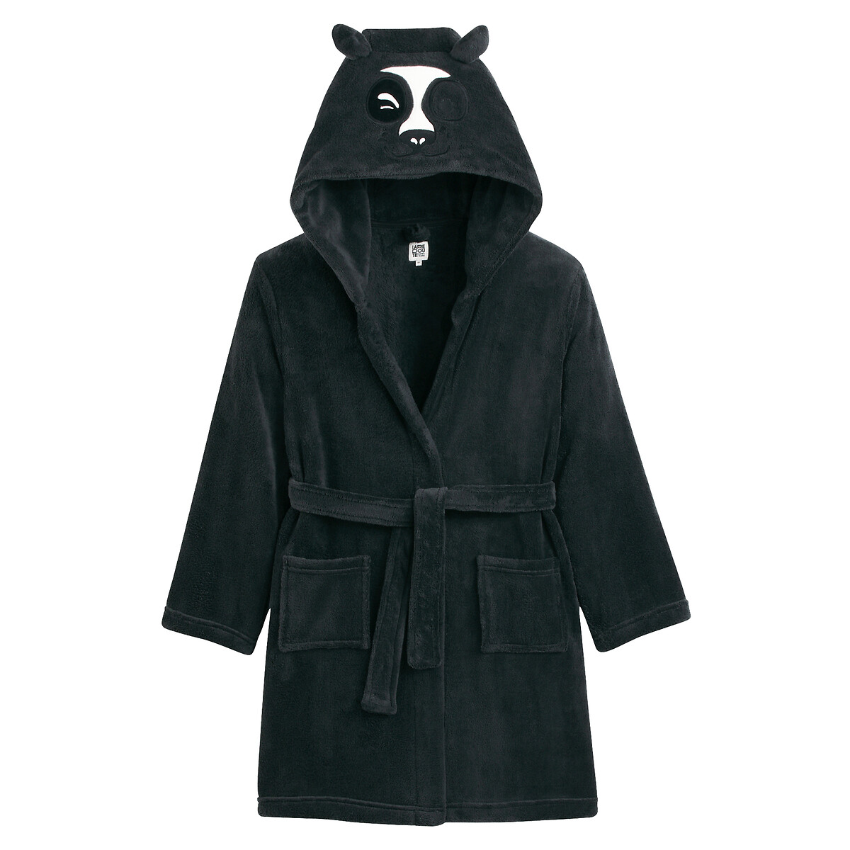 COLEÇÕES LA REDOUTE<br>Roupão com capuz de panda em fleece macio