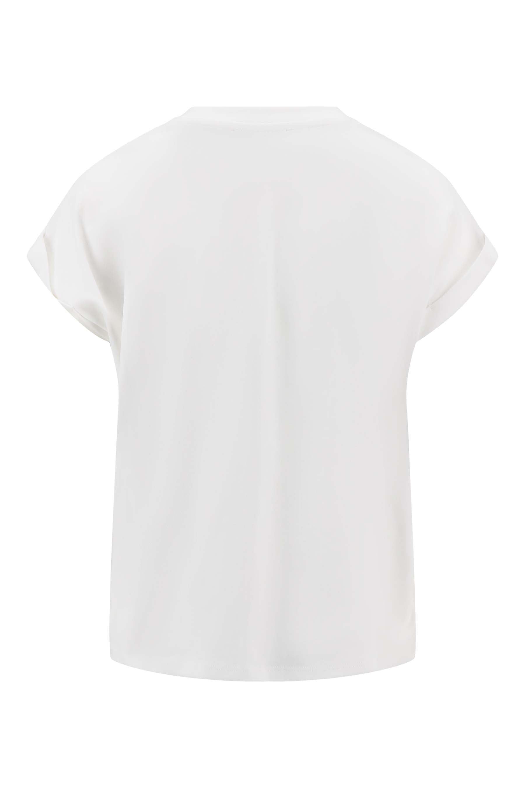 T-shirt met opgerolde mouw viva la siesta