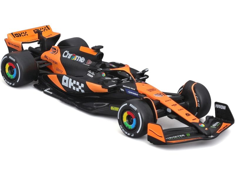 BBurago McLaren F1 MCL38 Piastri 2024 1:43 Sammlermodell im Massstab 1:43